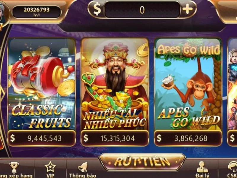 Slot game và bắn cá tại KV888 Casino